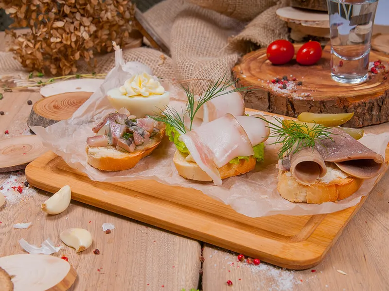 Блюдо по мотивам русской кухни XIX века